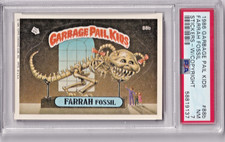 1986 Topps Garbage Pail Kids Series 3 OS3 FARRAH FOSSIL 88b w/COPYRIGHT PSA 7 picture