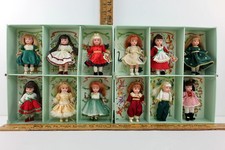 Madame Alexander 2003 Twelve Days of Christmas Complete 12 Petite Wendy Doll Set picture