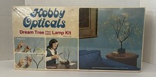 Vtg 1972 Hobby Opticals Dream Tree Fiber Optic Lamp Kit Model 984 New Sealed picture