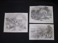 3 1885 Civil War Prints - Battle of Antietam, Battle of South Mountain picture