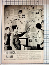 WWII OWI Psychological Warfare Propaganda Magazine Article 1943 Roma Wine Ad picture