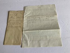 TEXAS  CIVIL WAR 31st IND VOL BRAZOS SANTIAGO 1865 INVOICE & ENVELOPE  NICE SET picture