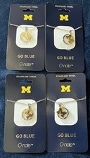4 University of Michigan Necklaces Wolverines Jewelry Student Alumni Football picture