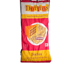 Vintage 1980s Doritos Nacho Cheese Sleeping Bag Wenzel Frito Lay Promo RARE picture