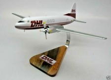 CV-580 Convair DHL Cargo CV580 Airplane Desktop Wood Model Regular  picture