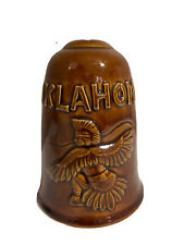Oklahoma Themed Pottery Bell /Beautiful / Only One I Have Seen Like It picture
