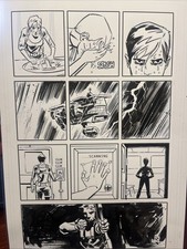 Secret Avengers #5 p19 Michael Walsh Original Art Hawkeye Maria Hill picture