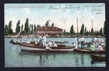TORONTO 1907 Postcard; Aquatic Sports at The Island picture