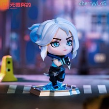 Valorant Jett Q Version PVC Figure Desktop Ornament Collectible Christmas Gift picture