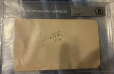 Bram Stoker 1884 cut Dracula Author ~ Beckett slab picture
