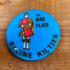 Vintage Racine Kilties Drum Bugle Corps Pinback Button