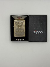Zippo 254BJB-929, Jim Beam Kentucky Bourbon Emblem Brass Lighter picture
