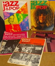 1967-'74 Music Magazines; Donovan Stones Hendrix Coltrane ELO,etc POOR CONDITION picture