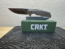 CRKT Liong Mah Remedy Frame Lock Flipper Pocketknife SS Drop Point Plain 3720 picture