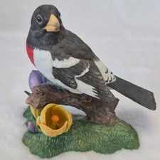 Lenox Rose-breasted Grosbeak Garden Bird Collection Fine Porcelain Figurine 1991 picture