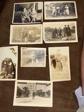 Lot of 15 Vintage 1910s-1930s B&W Photos Fashion Hotel Travel Vacation Antique picture