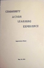 1978 Bensalem Twp PA Community Action Learning Experience Dinner Program picture