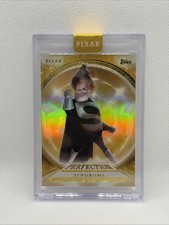 2025 Topps Pixar Gold Pixar Perfection Syndrome #PP-29 Double Gold 1/1 picture