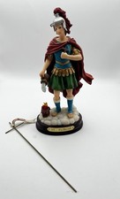Roman Inc. 2001 St. Florian Resin Statue Figure Catholic Saint 12” Read picture