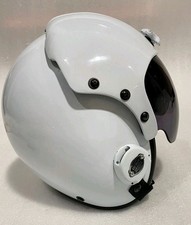 HGU-33 PLAIN WHITE PILOT HELMET REPLICA(OR COLOUR BY REQUEST) picture