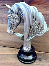 Silver Horse Bust with Colt 6