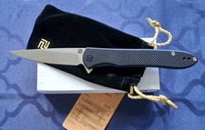 🔥ARTISAN CUTLERY-Shark FoldingKnife w/SW D2 Blade&Black G10 Handle  (1707P) picture