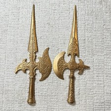 Sexton Vintage Mid Century 1960's Medieval Wall Hanging Art 15” x 9” Each picture