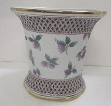 Pretty Modern Porcelain Vase Decorated with Plums? picture