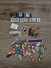 Lot  Vintage Boy Scouts of America Patches and Metal Belt Merit Badges picture