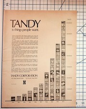 Tandy Corporation 1971 Vintage Ad Sales Growth Radio Shack Fort Worth TX picture