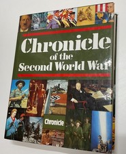 Chronicle of the Second World War 1990 HC DJ Longman WWII Daily History Book picture
