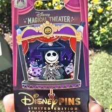 Disney 2026 Magical Theater Jack Skellington NBC Pin 10 of 12 LE 4500 picture