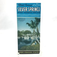 Vintage Silver Springs Florida Nature Underwater Fairyland Travel Brochure 1940s picture