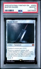 Buster Sword 2025 MTG Final Fantasy En (Non-Foil) PSA 10 Gem Mt picture