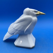 HUTSCHENREUTHER GERMANY PORCELAIN FIGURINE OF A BIRD, EARLY HALLMARK picture