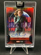 2026 Topps Vault Marvel Brie Larson Auto /5 Ink 616 picture