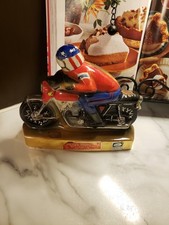 Vintage Motorcycle Whiskey Decanter 1971 picture