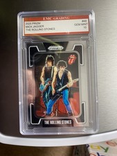 2025 Panini Prizm Rolling Stones #49 MICK JAGGER KEITH RICHARDS DIE-CUT PSA 10 picture