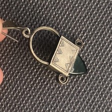 Vintage Silver Tone Moroccan Berber Gypsy Earrings Elegant Ethinc African Jewels picture