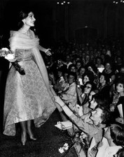 Maria Callas Opera singer USA GreeceMaria Callas thanks the audien- Old Photo picture