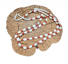 Santo Domingo Pueblo Kewa Necklace Heishi Clam Shell Apple Coral Jewelry picture