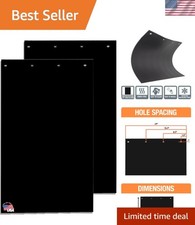 RC36PPB Black Polymer Mud Flaps, 24x36 Inch, Super Durable, Cold Weather Resi... picture