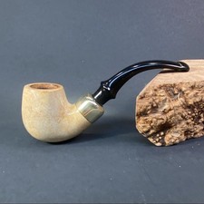 VTG Thompson Block Meerschaum Pipe | Laxey / Isle of Man P-lip Style EXCELLENT picture