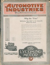 1921 Automotive Industries Magazine Journal Ads Articles Photos Lycoming Motor picture