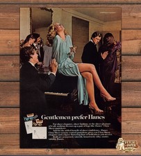 Gentlemen Prefer Hanes Hosiery 1970s Print Advertisement 1978 picture