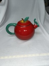 NWOT Vintage MKI Kamenstein Tea Kettle Apple ,never Used picture
