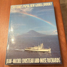 Jean-Michel Cousteau Signed Book: Cousteau's Papua New Guinea Journey Inscribed picture