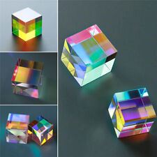 2pc Optical Glass X-Cube Dichroic Cube Prism RGB Combiner Splitter Crystal Gift picture