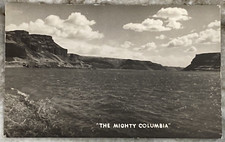 The Mighty Columbia Columbia River EKC Postcard RPPC A922 picture