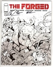 FORGED #1 (2023) - GRADE NM - LIMITED TO 500 3X SIGNED IMAGE RETAILER VARIANT picture